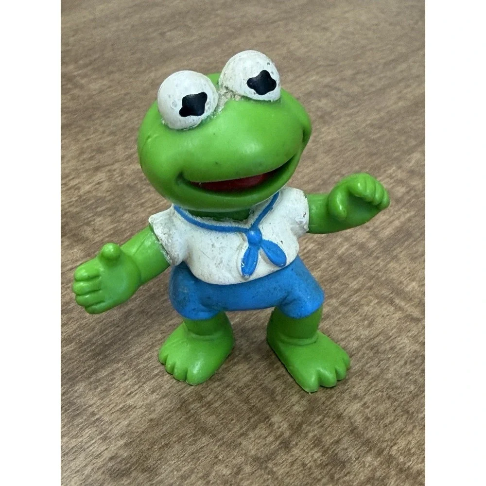 1986 Kermit the Frog Toy Muppet Babies Figure Vintage